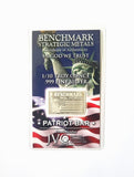 1/10 Troy Ounce .999 Fine Silver Patriot Bar