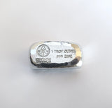 1 Troy Ounce .999 Fine Zinc Bullion Bar