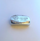1 Troy Ounce .999 Fine Zinc Bullion Bar