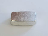 1 Troy Ounce .999 Fine Tin Bullion Bar - No Logo