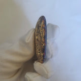 Skull - .9999 Fine Bismuth Art Bar - Natural Toning - ( 115 - 125 Grams ) - With Certificate of Authenticity