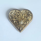 Heart - .9999 Fine Bismuth Art Bar - Natural Toning - ( 90 - 100 Grams ) - With Certificate of Authenticity