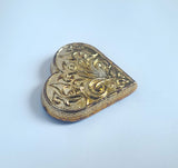 Heart - .9999 Fine Bismuth Art Bar - Natural Toning - ( 90 - 100 Grams ) - With Certificate of Authenticity