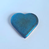 Heart - .9999 Fine Bismuth Art Bar - Natural Toning - ( 90 - 100 Grams ) - With Certificate of Authenticity