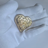 Heart - .9999 Fine Bismuth Art Bar - Natural Toning - ( 90 - 100 Grams ) - With Certificate of Authenticity