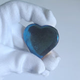Heart - .9999 Fine Bismuth Art Bar - Natural Toning - ( 90 - 100 Grams ) - With Certificate of Authenticity