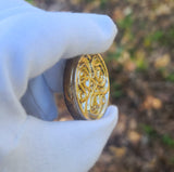 Celtic Knot - .9999 Fine Bismuth Art Bar - Natural Toning - ( 90 - 100 Grams ) - With Certificate of Authenticity