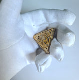 Eye of Providence - .9999 Fine Bismuth Art Bar - Natural Toning - ( 50 - 60 Grams ) - With Certificate of Authenticity