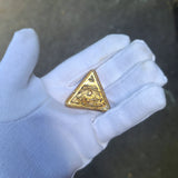 Eye of Providence - .9999 Fine Bismuth Art Bar - Natural Toning - ( 50 - 60 Grams ) - With Certificate of Authenticity