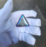 Eye of Providence - .9999 Fine Bismuth Art Bar - Natural Toning - ( 50 - 60 Grams ) - With Certificate of Authenticity