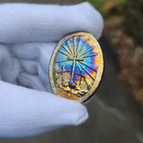 Calvary - .9999 Fine Bismuth Art Bar - Natural Toning - ( 65 - 75 Grams ) - With Certificate of Authenticity