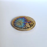 Calvary - .9999 Fine Bismuth Art Bar - Natural Toning - ( 65 - 75 Grams ) - With Certificate of Authenticity