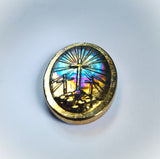 Calvary - .9999 Fine Bismuth Art Bar - Natural Toning - ( 65 - 75 Grams ) - With Certificate of Authenticity