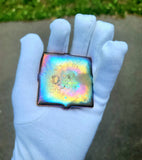 Pyramid - 1 Pound .9999 Fine Bismuth Art Bar - Natural Toning - Spinner - With Certificate of Authenticity