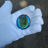 Aztec Skull - .9999 Fine Bismuth Art Round - Natural Toning - ( 100 - 110 Grams ) - With Certificate of Authenticity