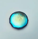 Aztec Skull - .9999 Fine Bismuth Art Round - Natural Toning - ( 100 - 110 Grams ) - With Certificate of Authenticity