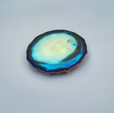 Aztec Skull - .9999 Fine Bismuth Art Round - Natural Toning - ( 100 - 110 Grams ) - With Certificate of Authenticity