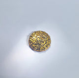 Aztec Skull - .9999 Fine Bismuth Art Round - Natural Toning - ( 100 - 110 Grams ) - With Certificate of Authenticity