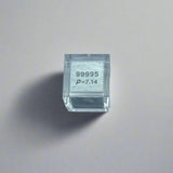 10mm .9999 Fine Zinc Elemental Cube in Protective Case