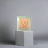 10mm .999 Fine Copper Elemental Cube in Protective Case