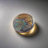 Indian Head - .9999 Fine Bismuth Art Round - Natural Toning ( 70 - 80 Grams ) - with Certificate of Authenticity