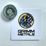 Presidential Portrait - Deluxe 1 Troy Ounce Poured .999 Fine Zinc Art Round - Laser Etched - Certified