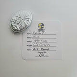 Calvary -  .999 Fine Zinc Art Bar ( 60 - 65 Grams ) - With Certificate of Authenticity