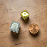 10mm .9999 Fine Aluminum Elemental Cube in Protective Case