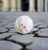 Heads or Tails Sexy Girl Novelty Coin - Silver Color