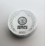 Engel mid án feðera - Deluxe 1 Troy Ounce Poured .999 Fine Zinc Art Round - Laser Etched - Certified