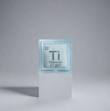 10mm .995 Fine Titanium Elemental Cube in Protective Case