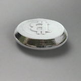 Bitcoin - .999 Fine Zinc Art Round ( 90 - 100 Grams ) - With Certificate of Authenticity