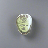 Skull - .999 Fine Zinc Art Bar ( 100 - 110 Grams ) - With Certificate of Authenticity