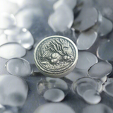 Engel mid án feðera - Deluxe 1 Troy Ounce Poured .999 Fine Zinc Art Round - Laser Etched - Certified