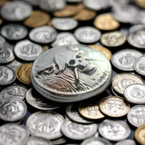 Jolly Roger - .999 Fine Zinc Art Round ( 70 - 80 Grams ) - With Certificate of Authenticity