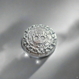 Aztec Skull  - 3 Troy Ounce .999 Fine Zinc Art Round - With Certificate of Authenticity