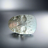 Skull -  .999 Fine Zinc Art Bar ( 115 -125 Grams ) - With Certificate of Authenticity