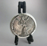 Valkyrie - Deluxe 1 Troy Ounce Poured .999 Fine Zinc Art Round - Laser Etched - Certified