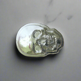 Skull - .999 Fine Zinc Art Bar ( 100 - 110 Grams ) - With Certificate of Authenticity