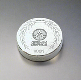 Presidential Portrait - Deluxe 1 Troy Ounce Poured .999 Fine Zinc Art Round - Laser Etched - Certified