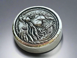 Engel mid án feðera - Deluxe 1 Troy Ounce Poured .999 Fine Zinc Art Round - Laser Etched - Certified
