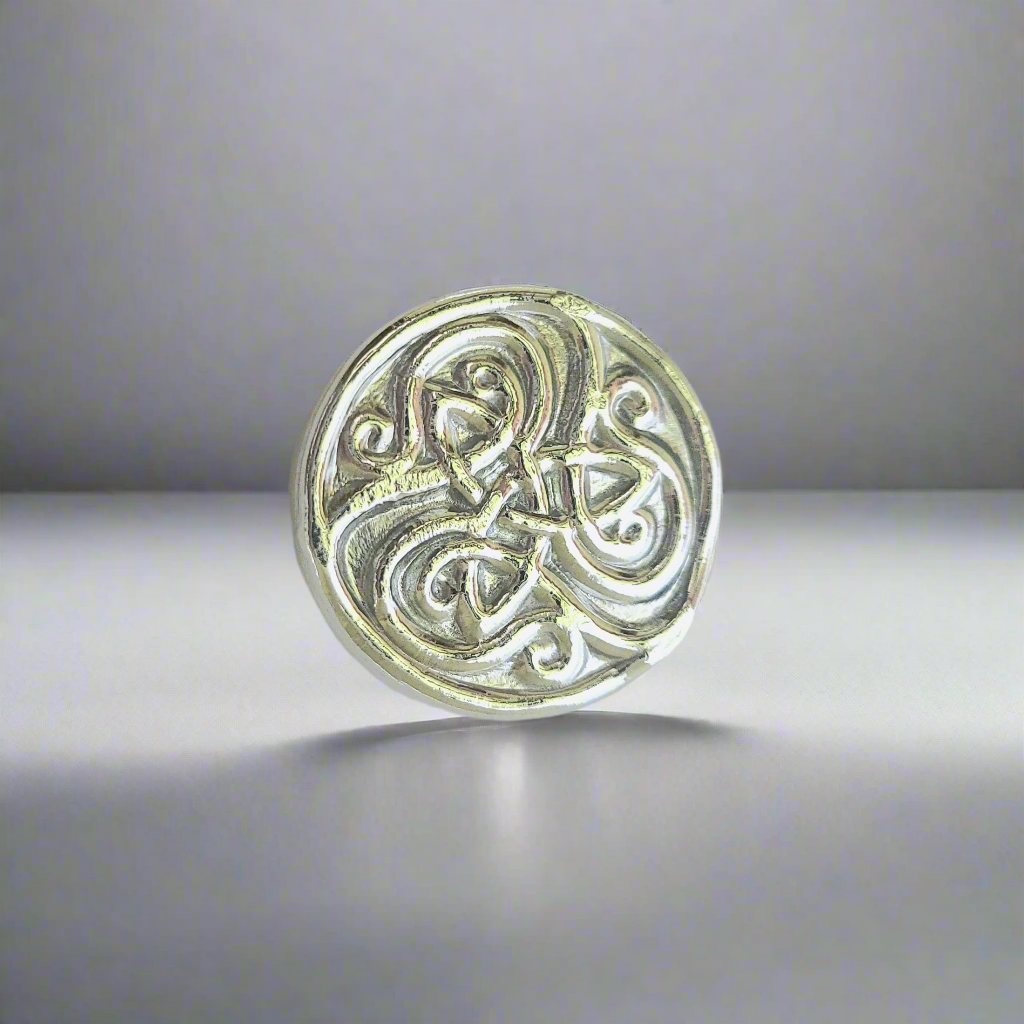 Celtic Knot - .999 Fine Zinc Art Round ( 75 - 85 Grams ) - With Certificate of Authenticity