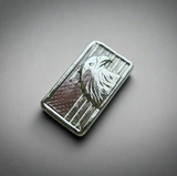 Flag & Eagle - .999 Fine Zinc Art Bar ( 90 - 100 Grams ) - With Certificate of Authenticity