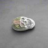Skull - .999 Fine Zinc Art Bar ( 100 - 110 Grams ) - With Certificate of Authenticity