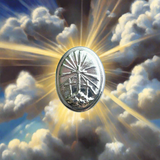 Calvary -  .999 Fine Zinc Art Bar ( 60 - 65 Grams ) - With Certificate of Authenticity