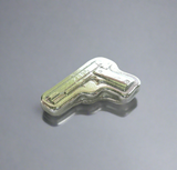 Pistol - .999 Fine Zinc Art Bar ( 50 - 60 Grams ) - With Certificate of Authenticity