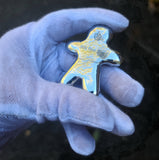 Gingerbread Man - .999 Fine Zinc Art Bar ( 80 - 90 Grams ) - With Certificate of Authenticity