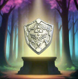 Hylian Shield - .999 Fine Zinc Art Bar ( 45 - 50 Grams ) - With Certificate of Authenticity