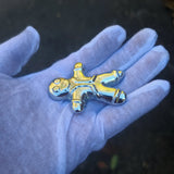 Gingerbread Man - .999 Fine Zinc Art Bar ( 80 - 90 Grams ) - With Certificate of Authenticity
