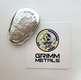 Skull - .999 Fine Zinc Art Bar ( 100 - 110 Grams ) - With Certificate of Authenticity
